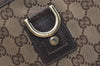Authentic GUCCI Abbey Shoulder Tote Bag GG Canvas Leather 130739 Brown 5194J
