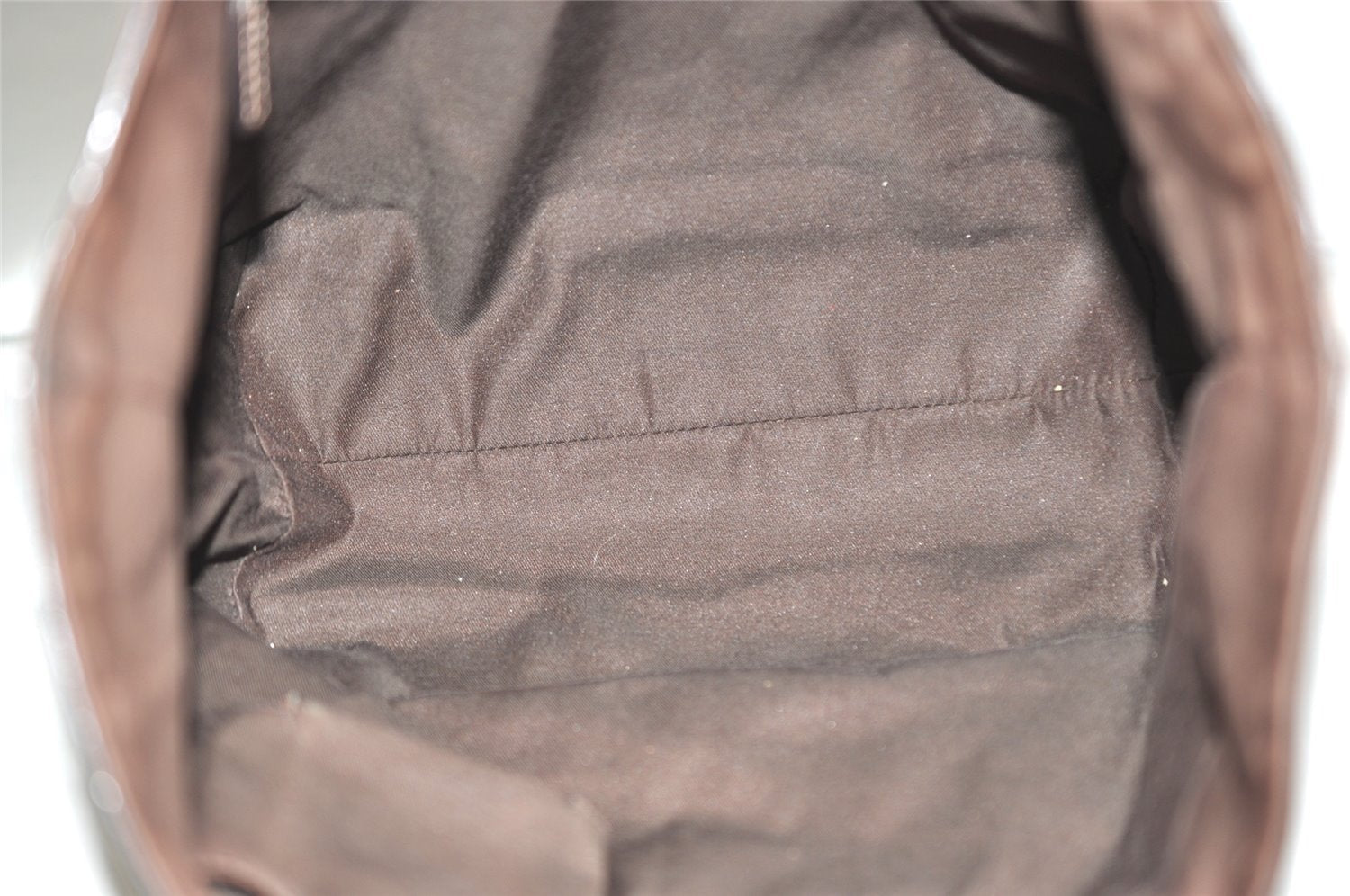 Authentic GUCCI Abbey Shoulder Tote Bag GG Canvas Leather 130739 Brown 5194J