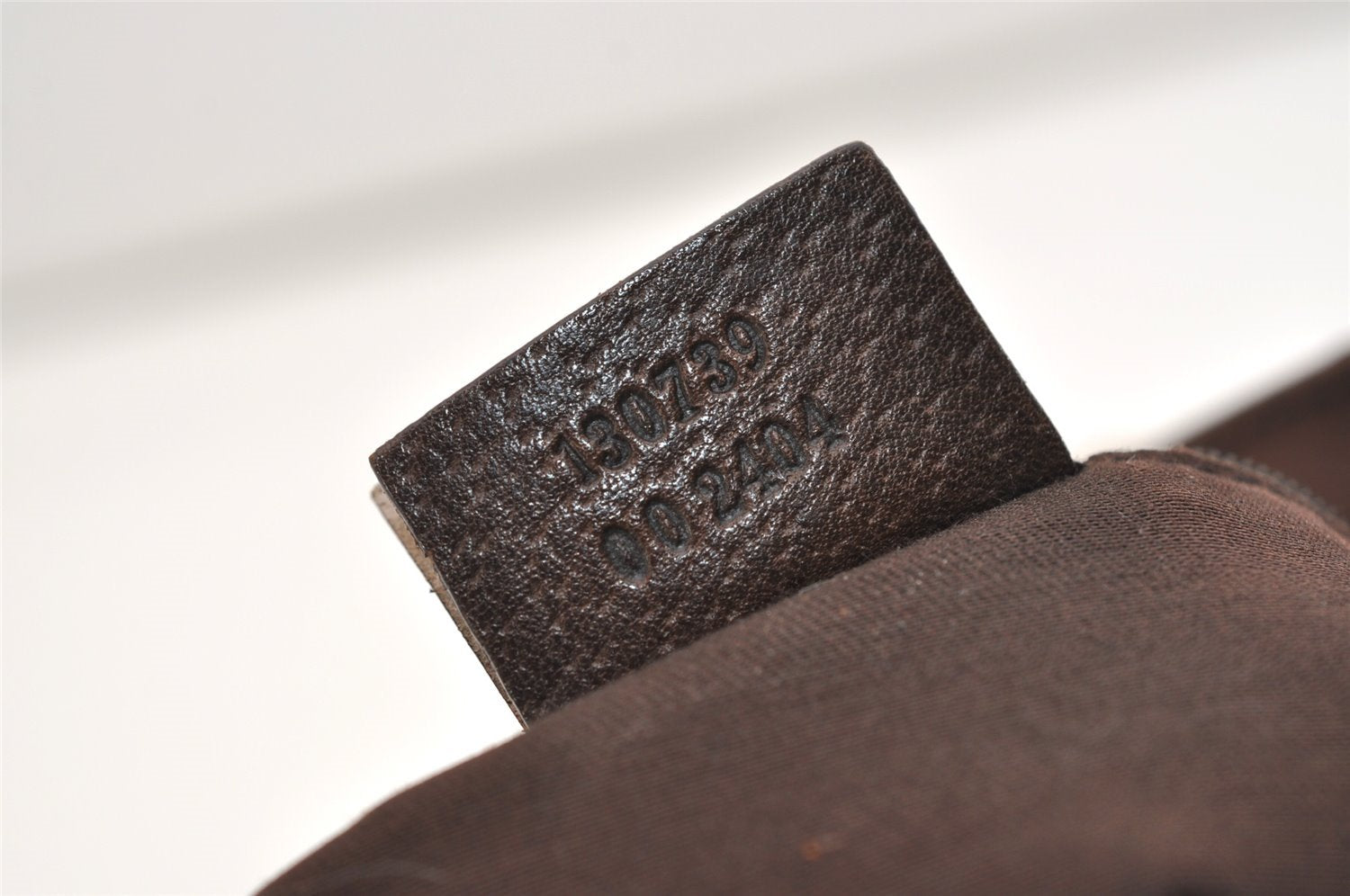 Authentic GUCCI Abbey Shoulder Tote Bag GG Canvas Leather 130739 Brown 5194J