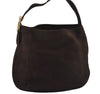 Authentic GUCCI Horse Buckle Shoulder Tote Bag Leather 296880 Brown 5196J