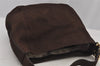 Authentic GUCCI Horse Buckle Shoulder Tote Bag Leather 296880 Brown 5196J