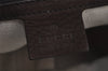 Authentic GUCCI Horse Buckle Shoulder Tote Bag Leather 296880 Brown 5196J