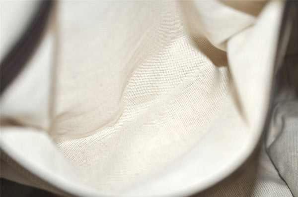 Authentic GUCCI Horse Buckle Shoulder Tote Bag Leather 296880 Brown 5196J