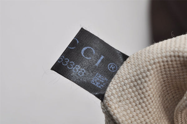 Authentic GUCCI Horse Buckle Shoulder Tote Bag Leather 296880 Brown 5196J