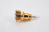 Authentic Christian Dior Vintage Earrings Rhinestone Gold Tone CD 5196K