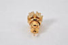 Authentic Christian Dior Vintage Earrings Rhinestone Gold Tone CD 5196K