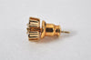 Authentic Christian Dior Vintage Earrings Rhinestone Gold Tone CD 5196K