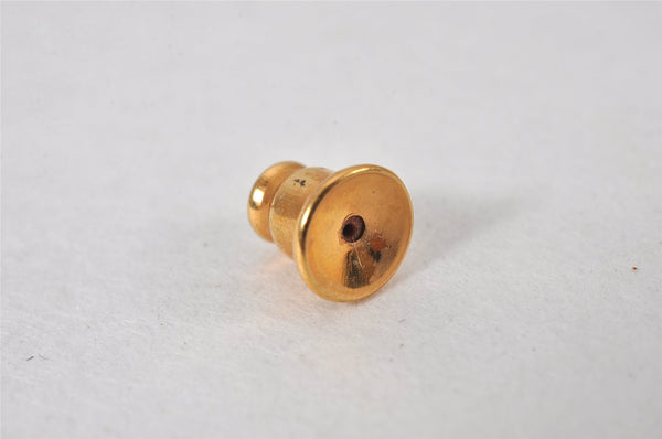 Authentic Christian Dior Vintage Earrings Rhinestone Gold Tone CD 5196K