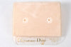 Authentic Christian Dior Vintage Earrings Rhinestone Gold Tone CD 5196K
