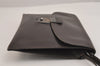 Authentic HERMES Kilius Clutch Hand Bag Purse Leather Brown 5198J