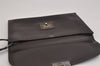 Authentic HERMES Kilius Clutch Hand Bag Purse Leather Brown 5198J