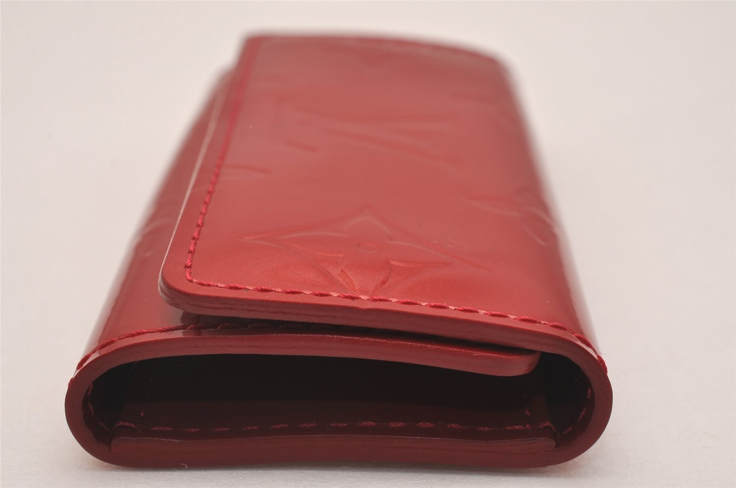 Auth Louis Vuitton Vernis Multicles 4 Four Hooks Key Case M91976 Red Box 5199J