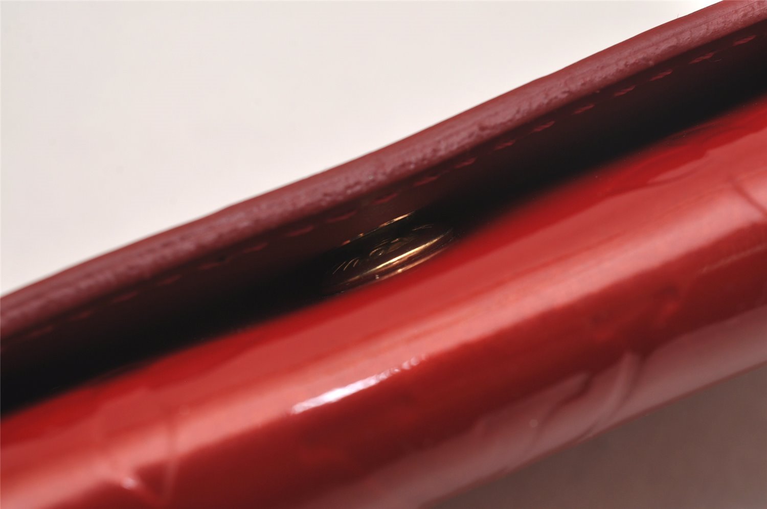 Auth Louis Vuitton Vernis Multicles 4 Four Hooks Key Case M91976 Red Box 5199J