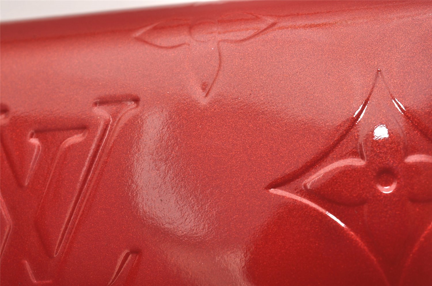 Auth Louis Vuitton Vernis Multicles 4 Four Hooks Key Case M91976 Red Box 5199J