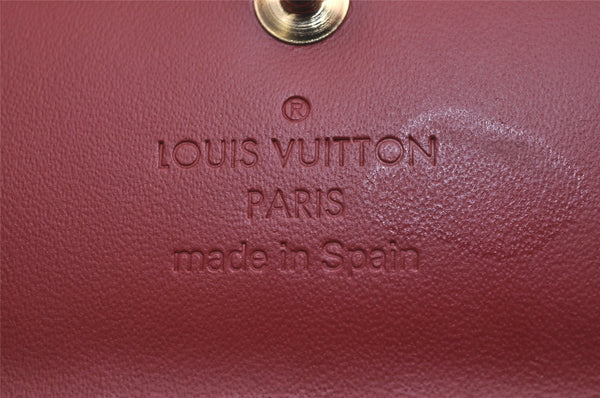 Auth Louis Vuitton Vernis Multicles 4 Four Hooks Key Case M91976 Red Box 5199J