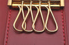 Auth Louis Vuitton Vernis Multicles 4 Four Hooks Key Case M91976 Red Box 5199J