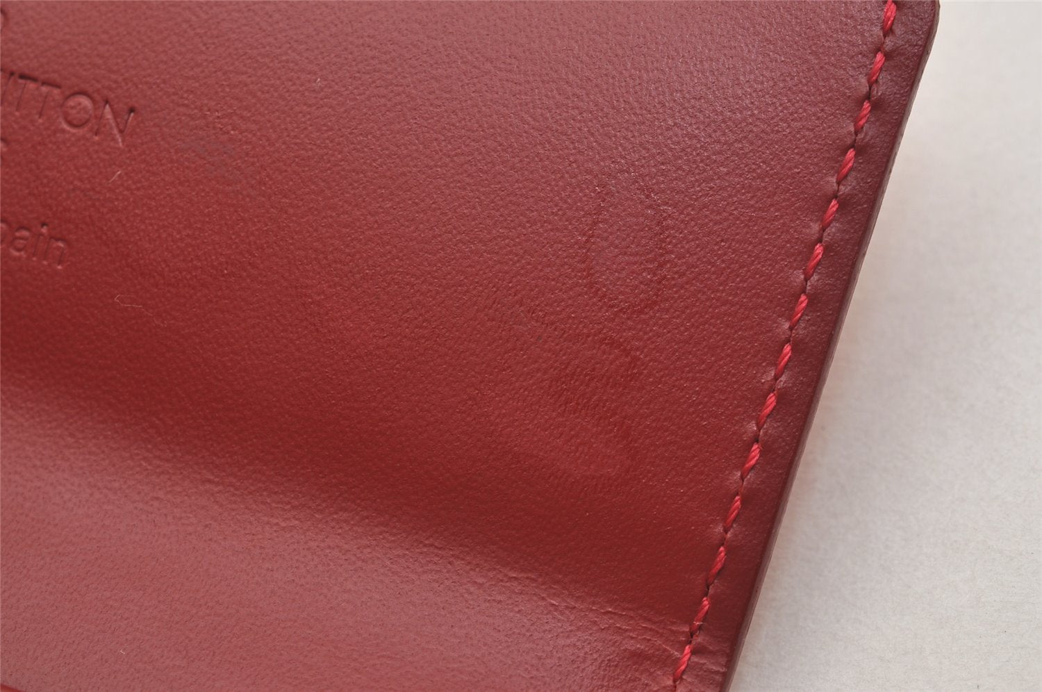 Auth Louis Vuitton Vernis Multicles 4 Four Hooks Key Case M91976 Red Box 5199J