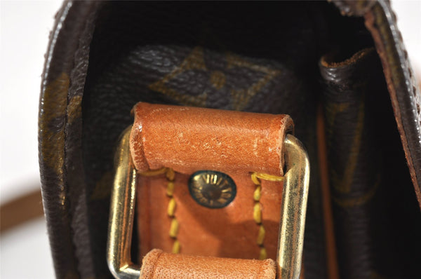 Authentic Louis Vuitton Monogram Cartouchiere GM Shoulder Bag Old Model 5199K