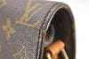 Authentic Louis Vuitton Monogram Cartouchiere GM Shoulder Bag Old Model 5199K