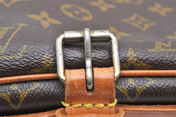 Authentic Louis Vuitton Monogram Cartouchiere GM Shoulder Bag Old Model 5199K