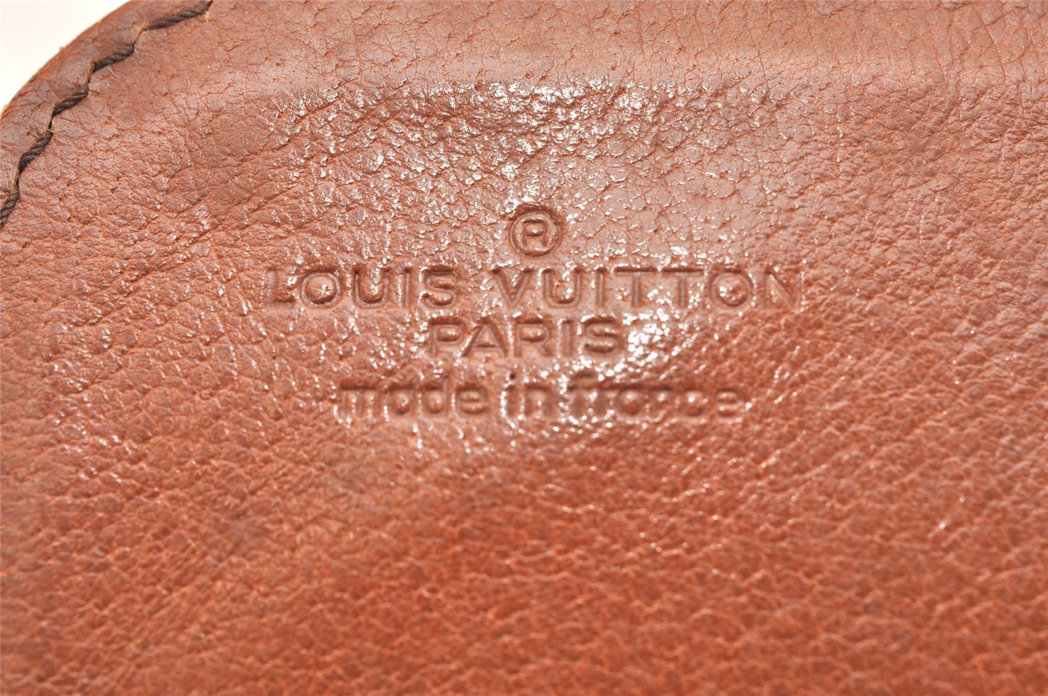 Authentic Louis Vuitton Monogram Cartouchiere GM Shoulder Bag Old Model 5199K