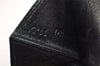 Authentic HERMES Bearn Classic Vintage Leather Long Wallet Purse Black 5200J