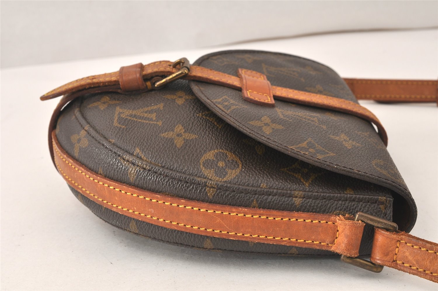 Authentic Louis Vuitton Monogram Chantilly PM Shoulder Cross Bag M51234 LV 5200K