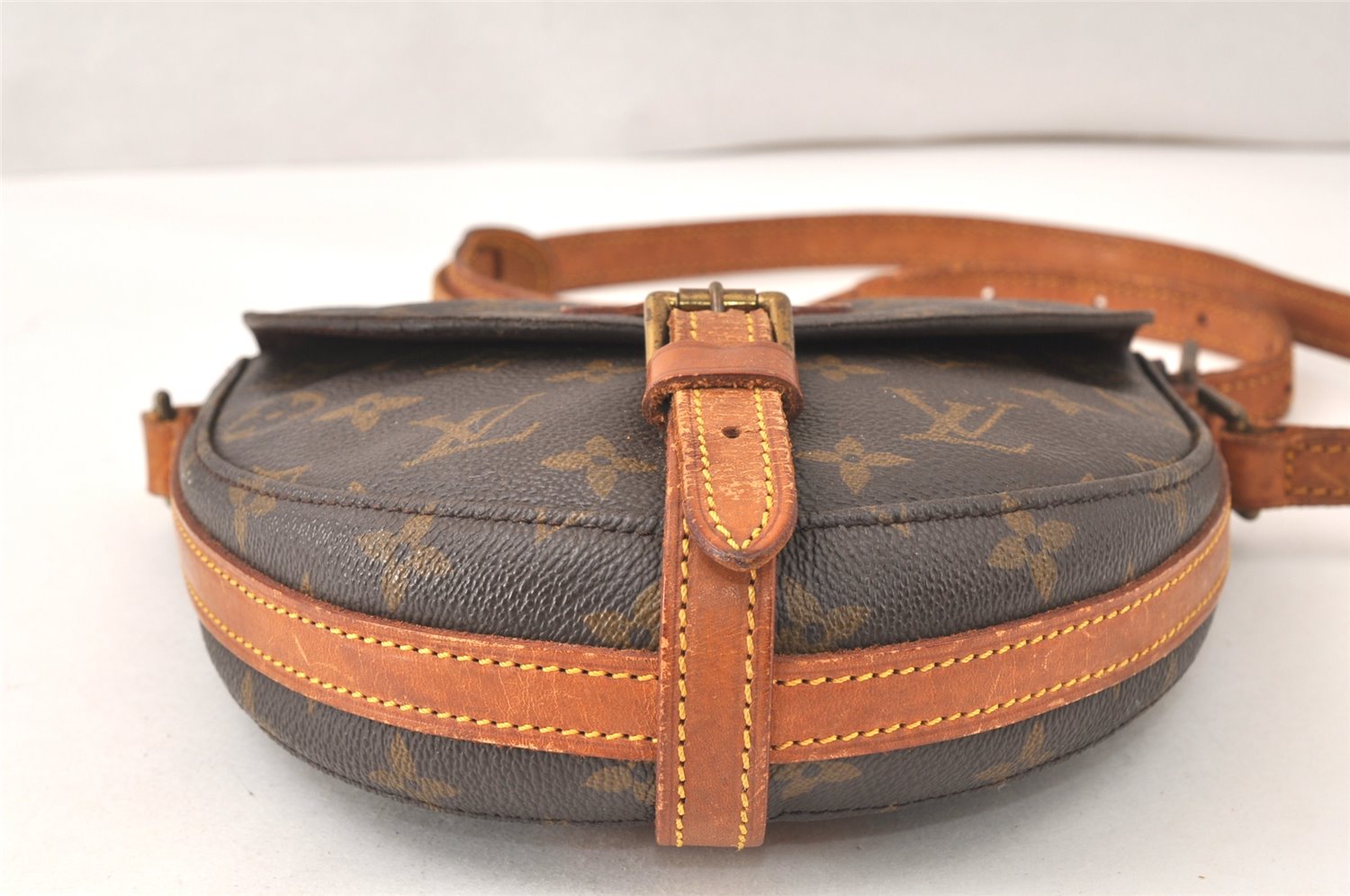 Authentic Louis Vuitton Monogram Chantilly PM Shoulder Cross Bag M51234 LV 5200K