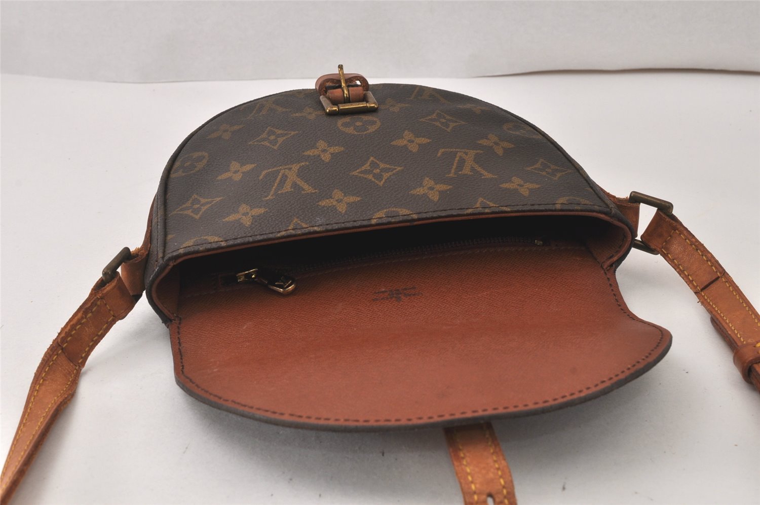 Authentic Louis Vuitton Monogram Chantilly PM Shoulder Cross Bag M51234 LV 5200K