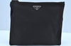 Authentic PRADA Nylon Tessuto Saffiano Leather Shoulder Cross Bag Black 5201H