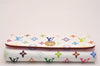 Auth Louis Vuitton Monogram Multicolor Multicles 4 Key Case White Pink Box 5203J