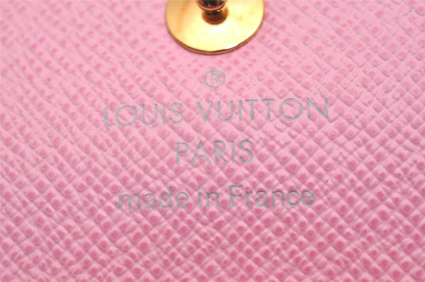 Auth Louis Vuitton Monogram Multicolor Multicles 4 Key Case White Pink Box 5203J