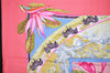 Authentic HERMES Carre 90 Scarf "TROPIOUES " Silk Pink 5204K