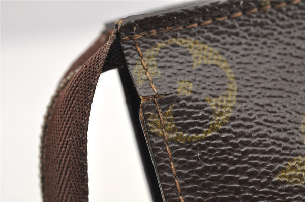 Auth Louis Vuitton Monogram Poche Toilette 26 Cosmetics Pouch Old Model LV 5205I