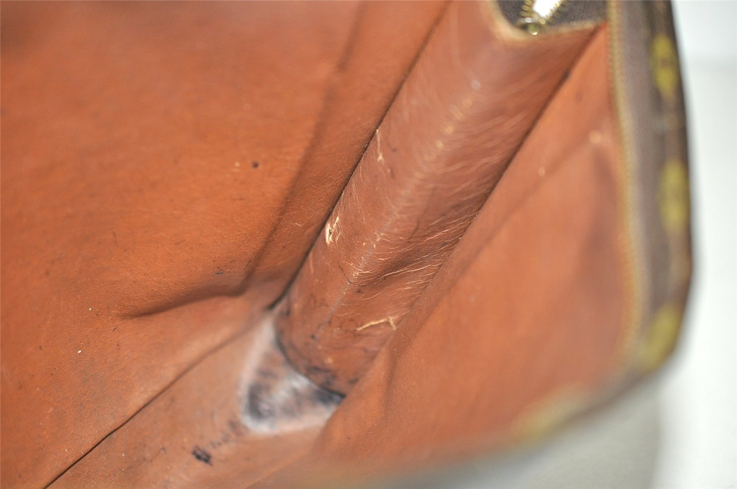 Auth Louis Vuitton Monogram Poche Toilette 26 Cosmetics Pouch Old Model LV 5205I