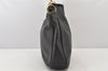 Authentic GUCCI Vintage Bamboo 2Way Shoulder Hand Bag Leather Black Junk 5205K