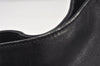 Authentic GUCCI Vintage Bamboo 2Way Shoulder Hand Bag Leather Black Junk 5205K