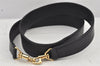 Authentic GUCCI Vintage Bamboo 2Way Shoulder Hand Bag Leather Black Junk 5205K
