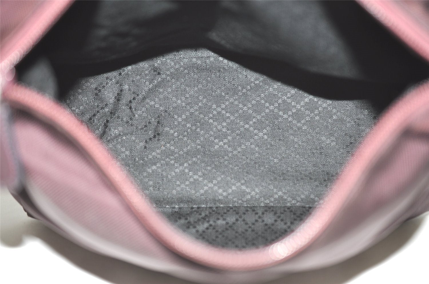 Authentic GUCCI Bamboo 2Way Shoulder Hand Bag Purse Nylon Leather Wine Red 5206I