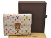 Auth Louis Vuitton Monogram Multicolor Portefeuille Koala Wallet White Box 5206J