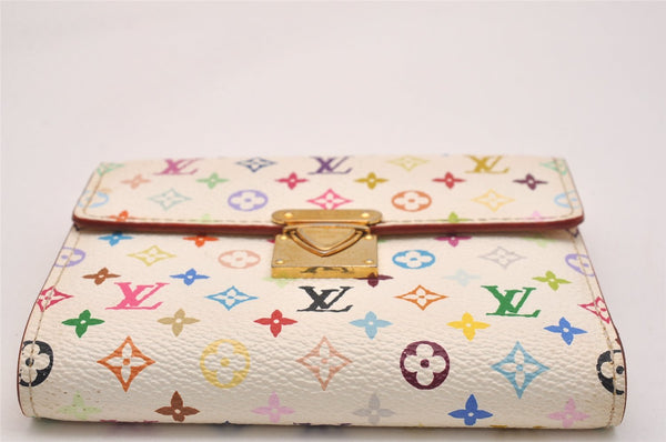 Auth Louis Vuitton Monogram Multicolor Portefeuille Koala Wallet White Box 5206J