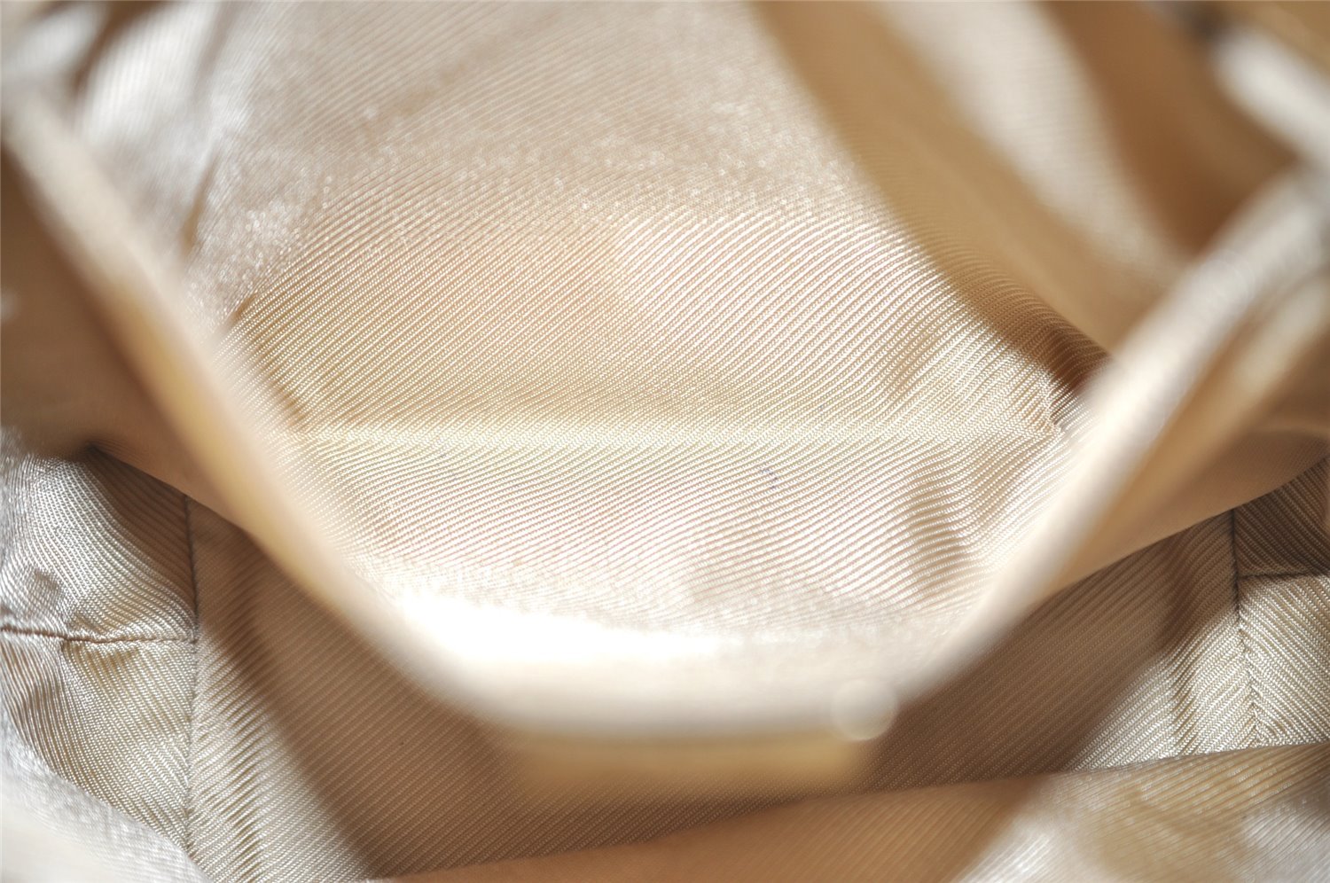 Authentic GUCCI Vintage Tote Bag GG Canvas Leather 0021099 Light Blue 5207I