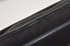 Authentic GUCCI Vintage Clutch Hand Bag Purse Nylon Leather 108844 Black 5208I