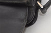 Authentic GUCCI Vintage Clutch Hand Bag Purse Nylon Leather 108844 Black 5208I