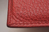 Authentic GUCCI Interlocking G Bifold Wallet Purse Leather 615525 Red Box 5208J