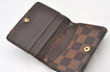 Authentic Louis Vuitton Epi Damier Wallet Coin Purse Key Case Black Junk 5208K