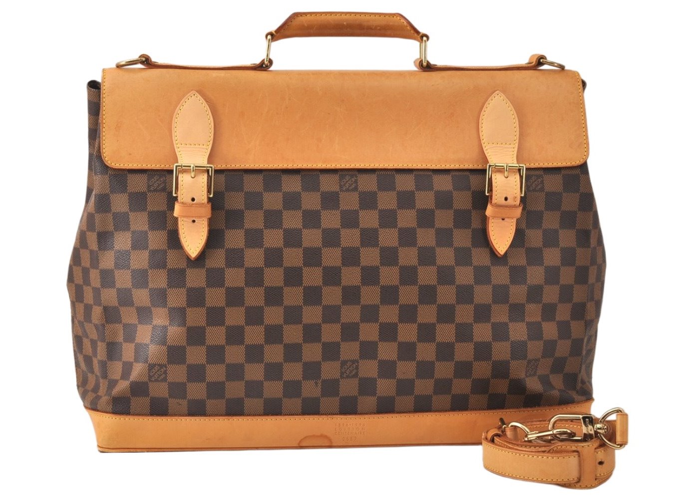 Authentic Louis Vuitton Damier Clipper 2Way Shoulder Hand Bag M99039 LV 5209K