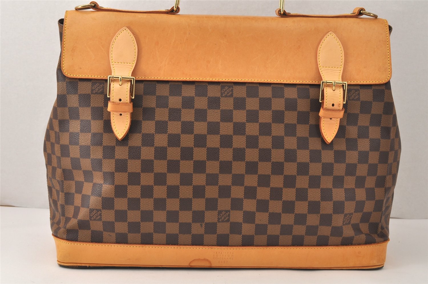 Authentic Louis Vuitton Damier Clipper 2Way Shoulder Hand Bag M99039 LV 5209K