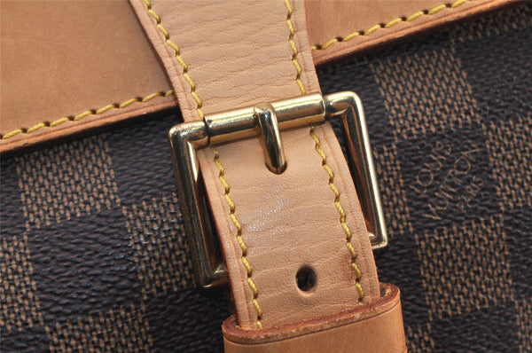 Authentic Louis Vuitton Damier Clipper 2Way Shoulder Hand Bag M99039 LV 5209K