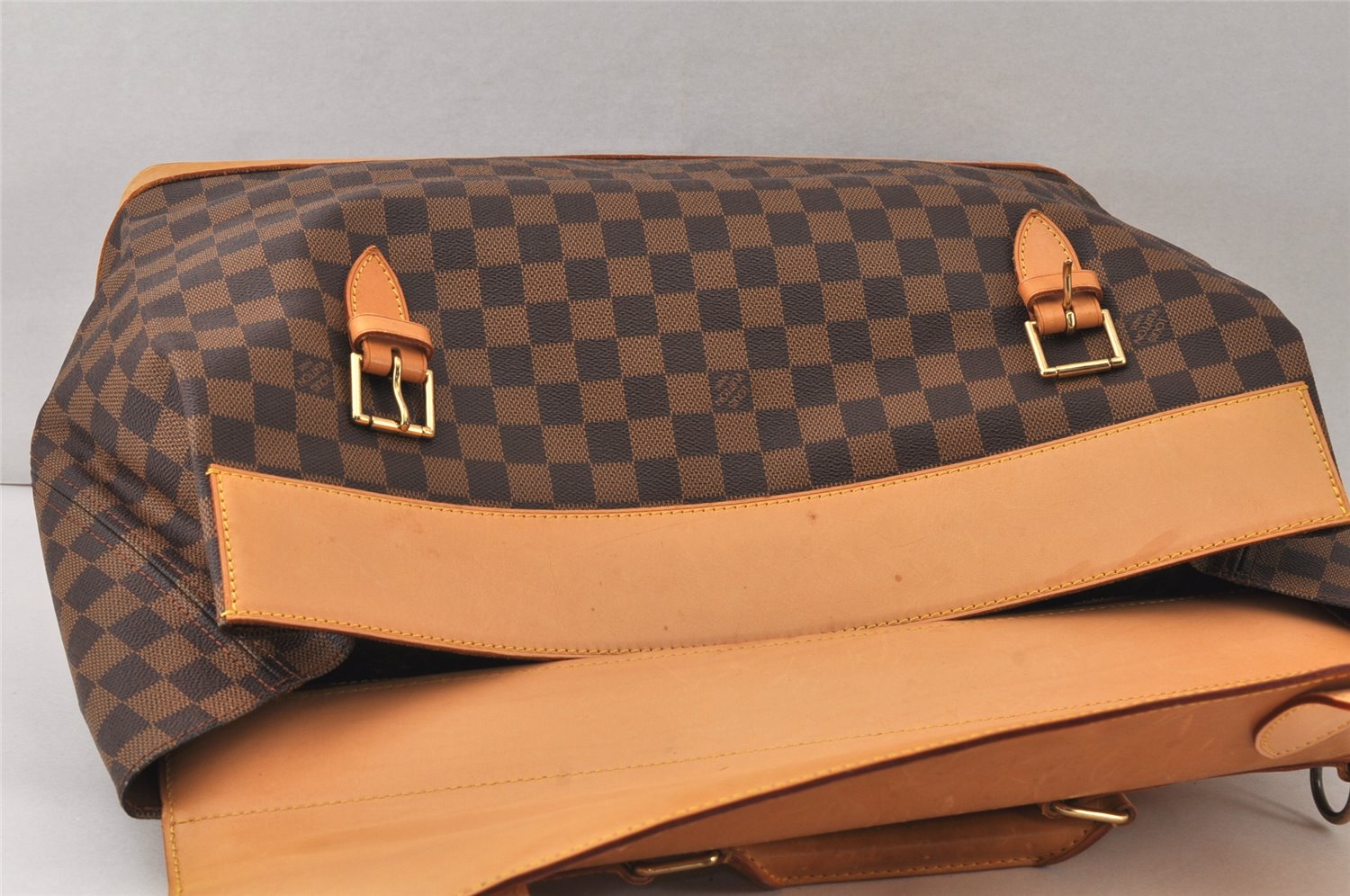 Authentic Louis Vuitton Damier Clipper 2Way Shoulder Hand Bag M99039 LV 5209K